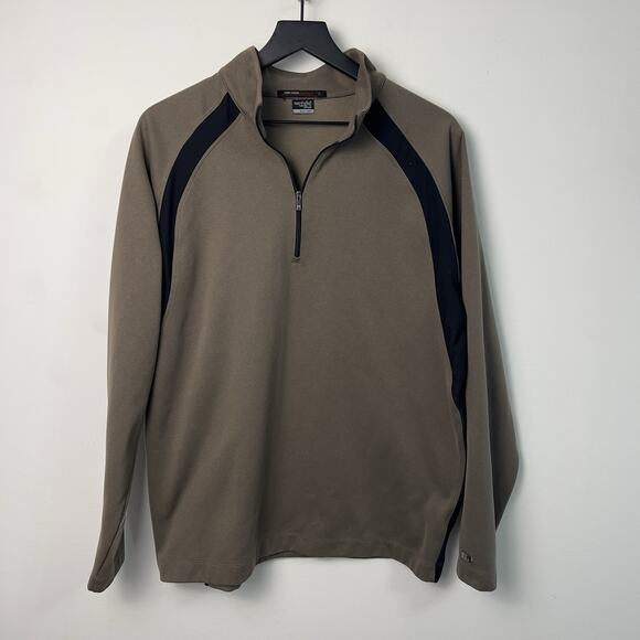 Nike Tiger Woods Collection 1/4 Zip Long Sleeve Pullover Size Large - Picture 1 of 8